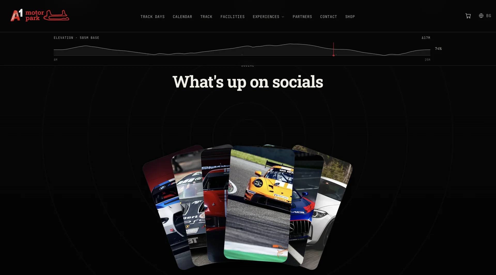 A1 Motor Park — social wall