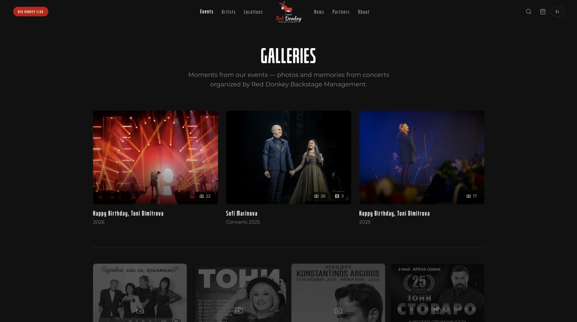 Red Donkey — galleries